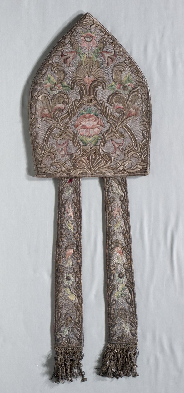 Mitre brodée, 1700s - Unbekannt