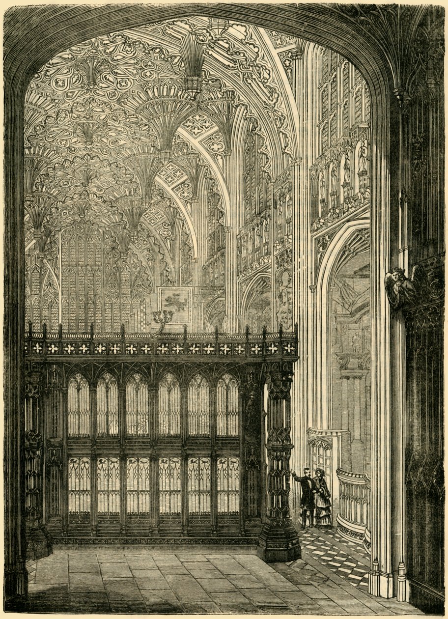 Entrée de la chapelle du roi Henri VII, 1881 - Unbekannt