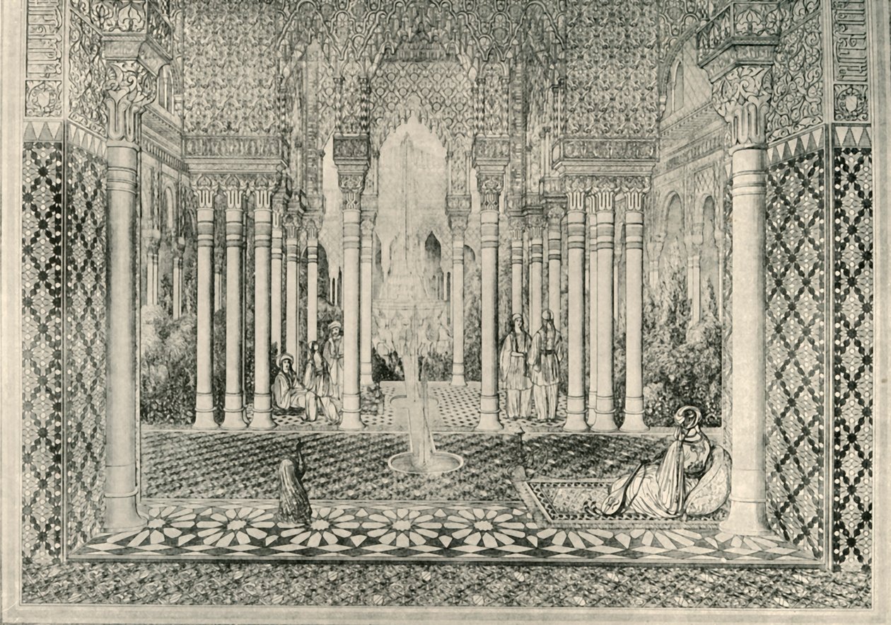 Entrée de la Cour des Lions, 19ème siècle, 1907 - Unbekannt