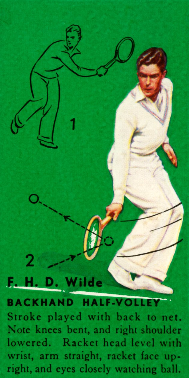 F. H. D. Wilde - Revers à mi-volée, vers 1935 - Unbekannt