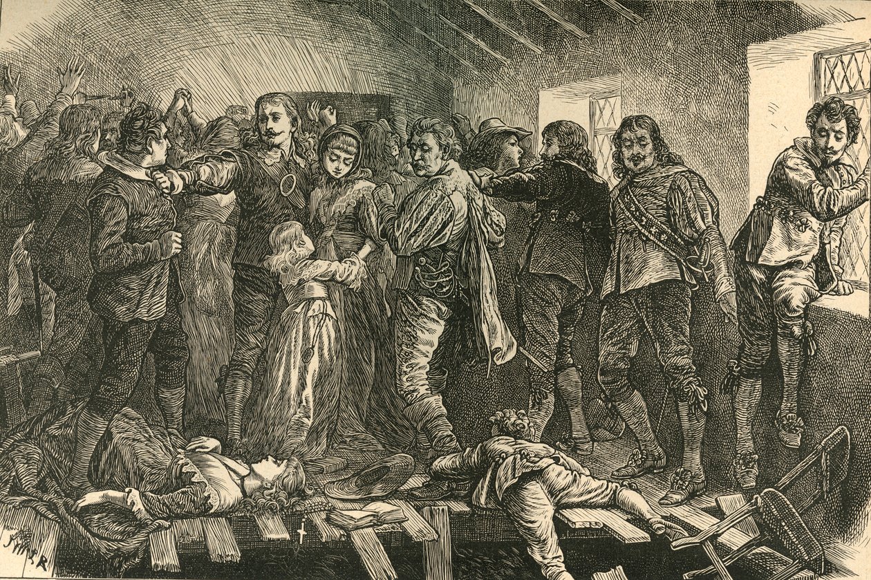 Effondrement de la chapelle à Blackfriars, 1623, 1897 - Unbekannt