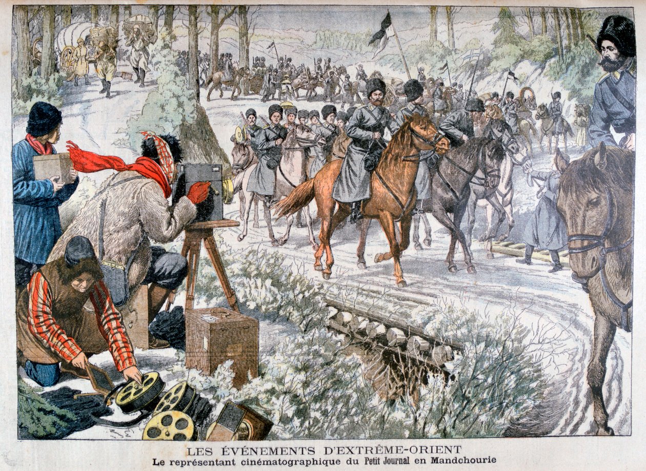 Tournage en Mandchourie pendant la guerre russo-japonaise, 1904 - Unbekannt