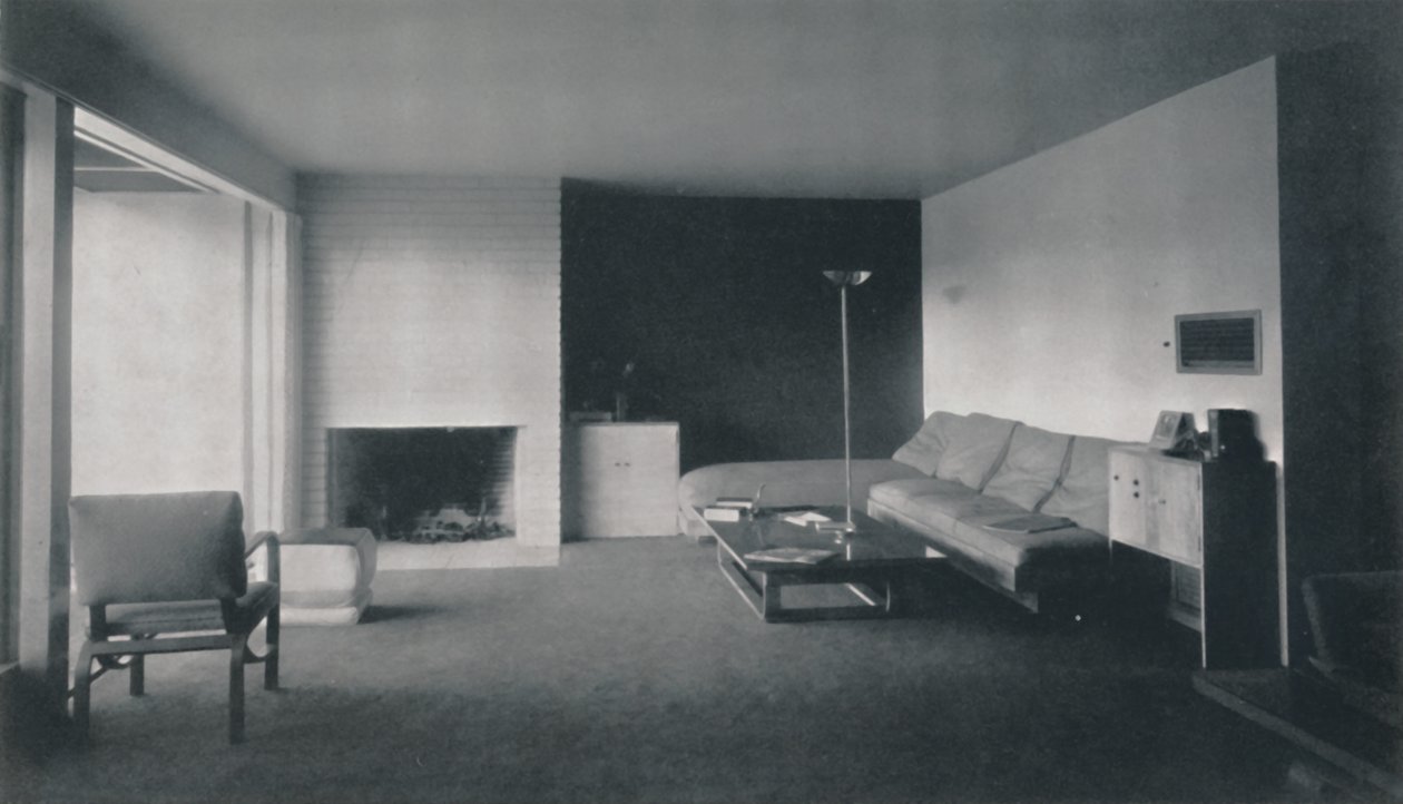 Coin de cheminée par Richard J. Neutra, 1942 - Unbekannt