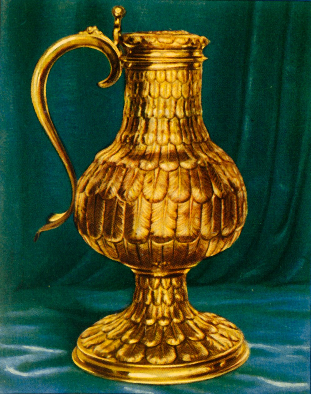 Flacon avec travail de plumes, 1938 - Unbekannt