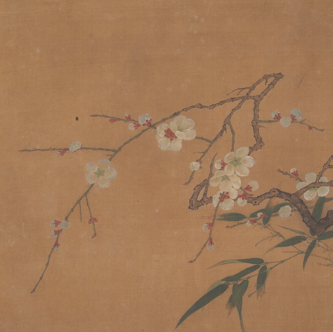 Prunier en Fleurs et Bambou, 17ème siècle - Unbekannt