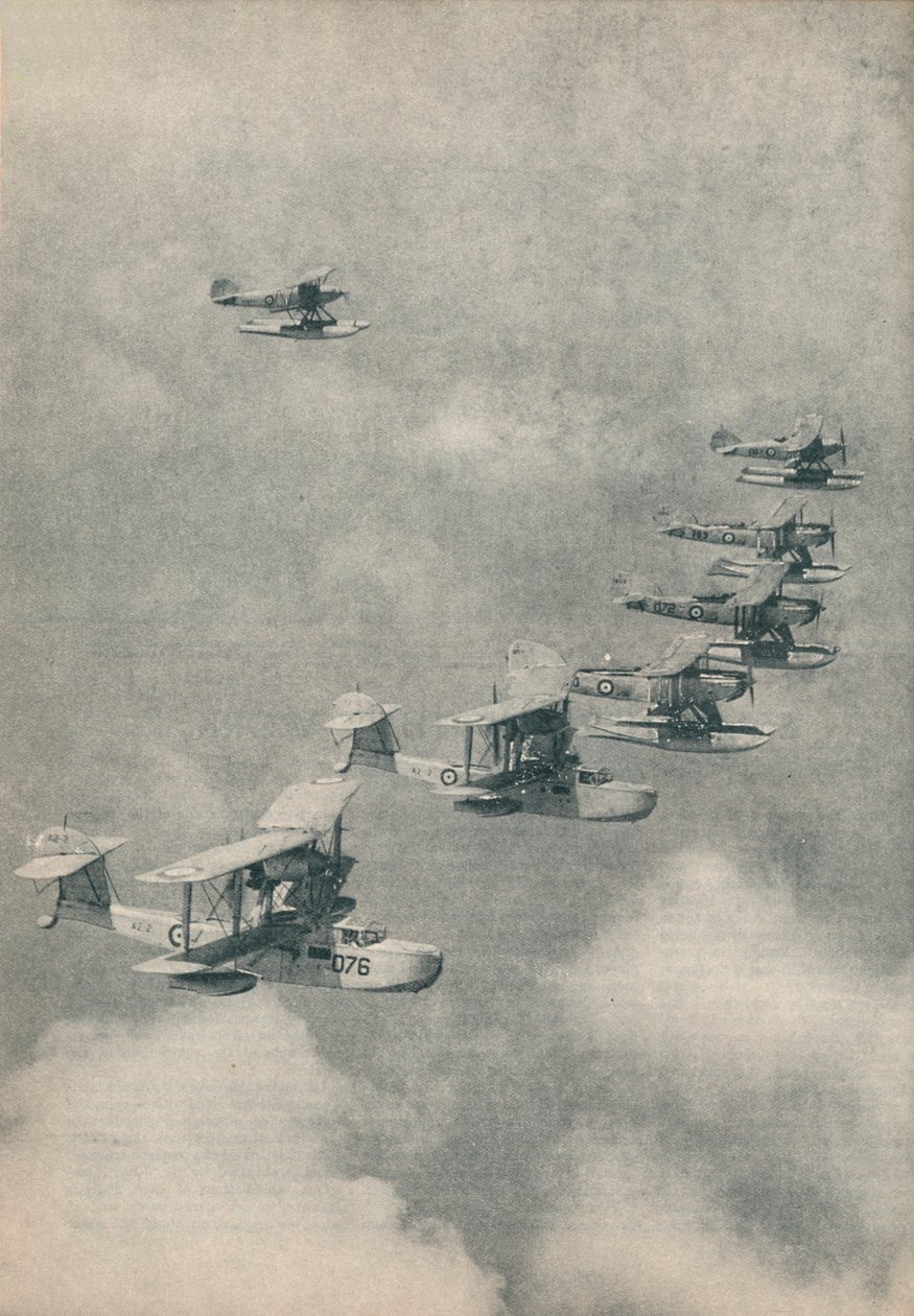 Hydravions et avions à flotteurs des porte-avions de la Royal Navy, vers 1936-1937 - Unbekannt