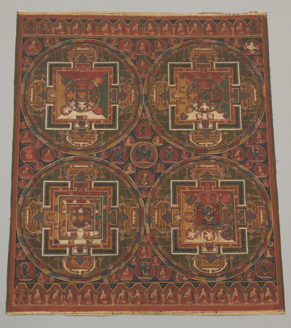 Quatre Mandalas du cycle Guhyasamaja, 16e siècle - Unbekannt