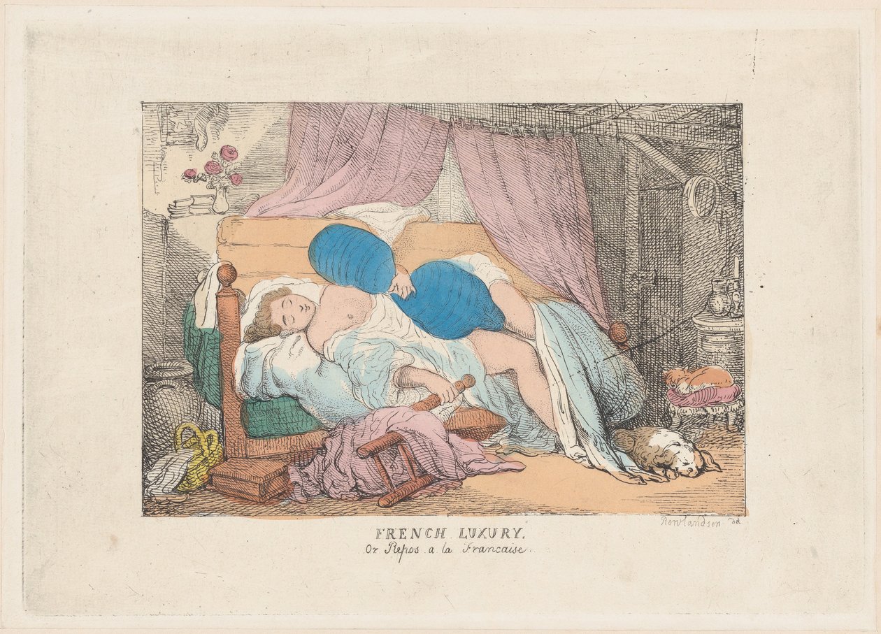 Luxe français, ou Repos à la française, 1800-20 - Unbekannt