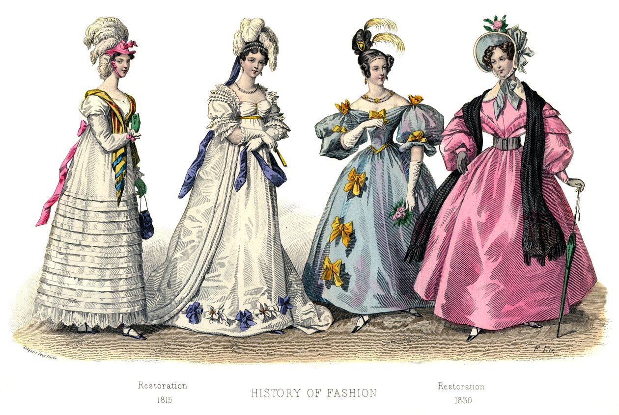 Costume français : Restauration, 1882 - Unbekannt