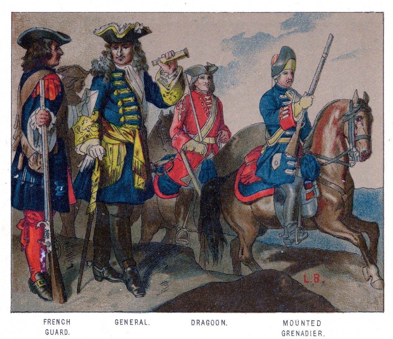 Tenue militaire française, 1704 - Unbekannt