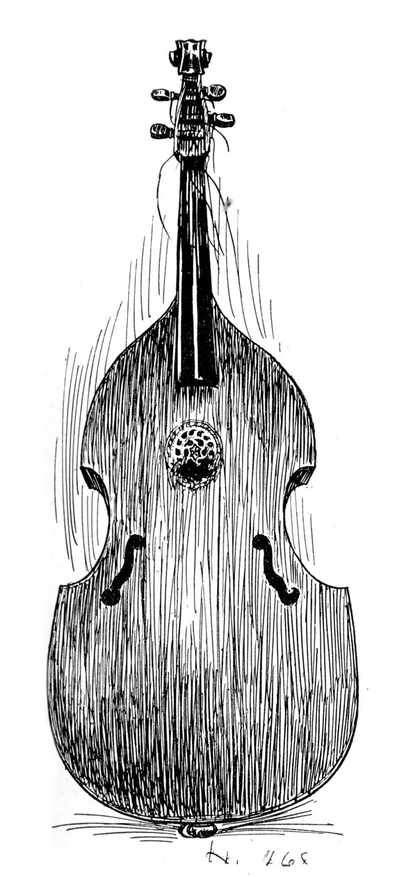 Viola da gamba française, vers 1600, 1901 - Unbekannt
