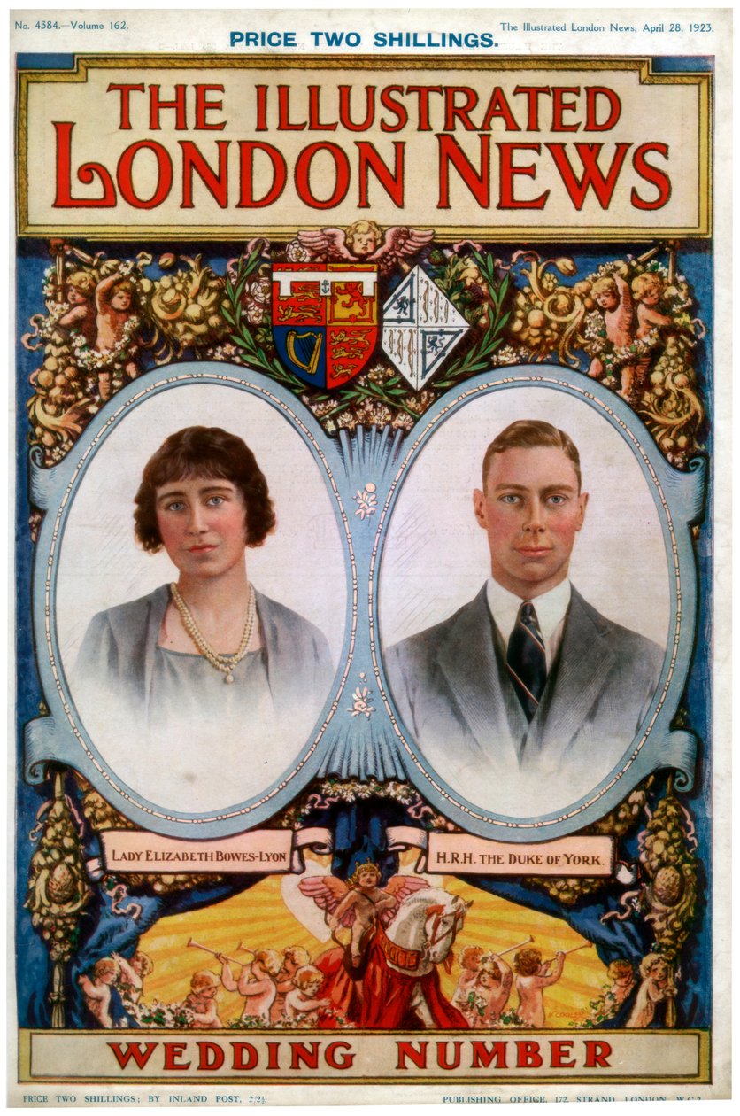 Couverture du numéro de mariage de The Illustrated London News, 28 avril 1923 - Unbekannt
