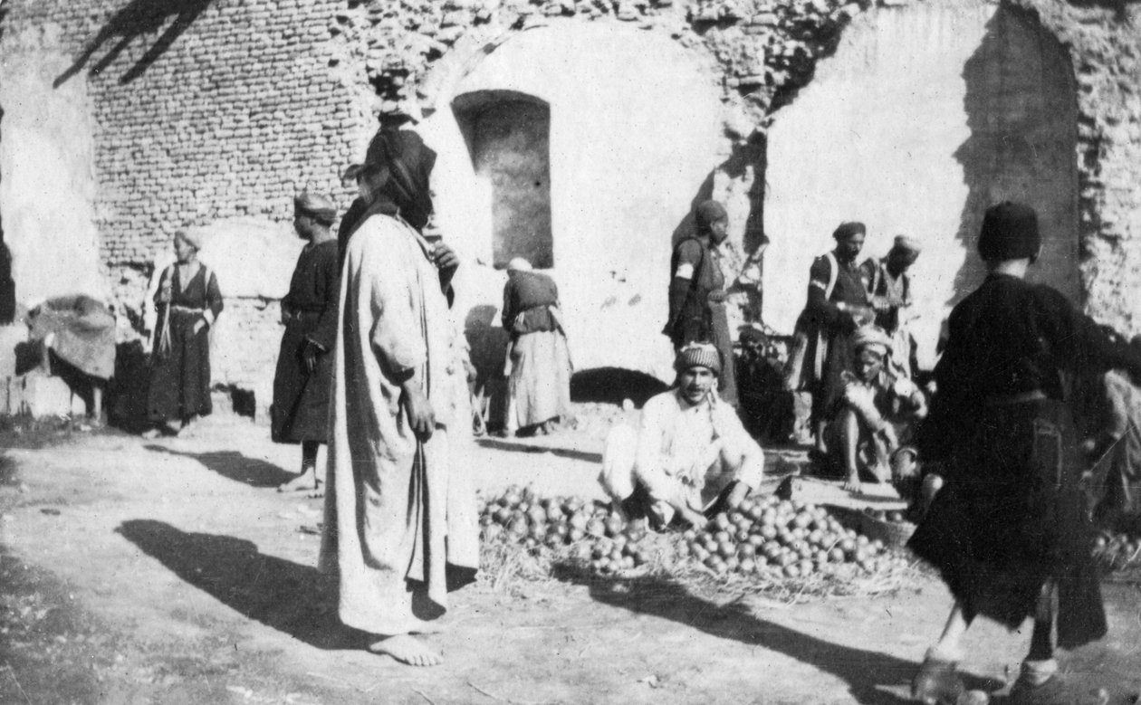 Marché aux fruits, Bagdad, Irak, 1917-1919 - Unbekannt