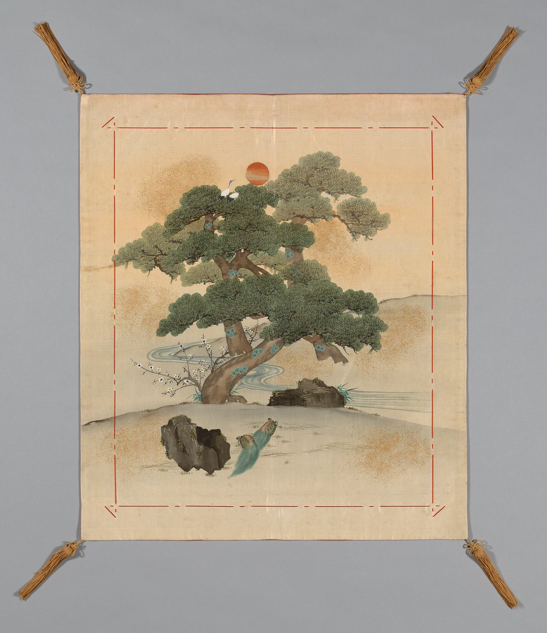 Fukusa Gift Cover, Japon, début de la période Meiji 1868-1912, 1868-83 - Unbekannt