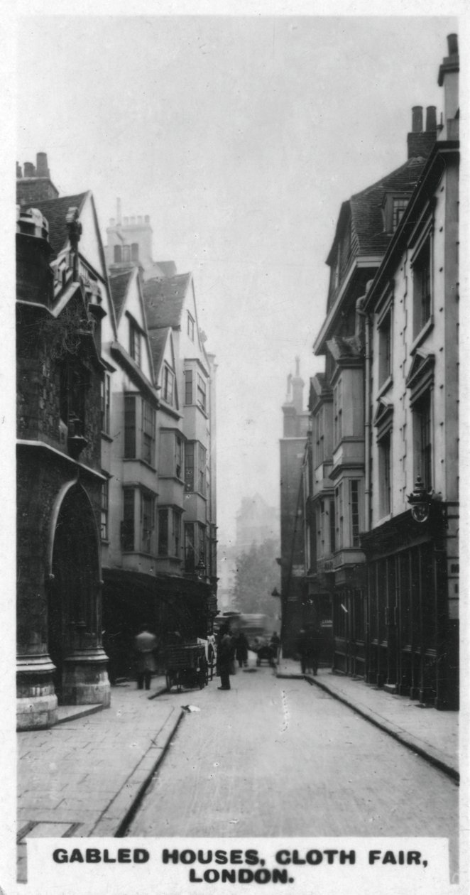 Maisons à pignon, Cloth Fair, Londres, vers 1920 - Unbekannt