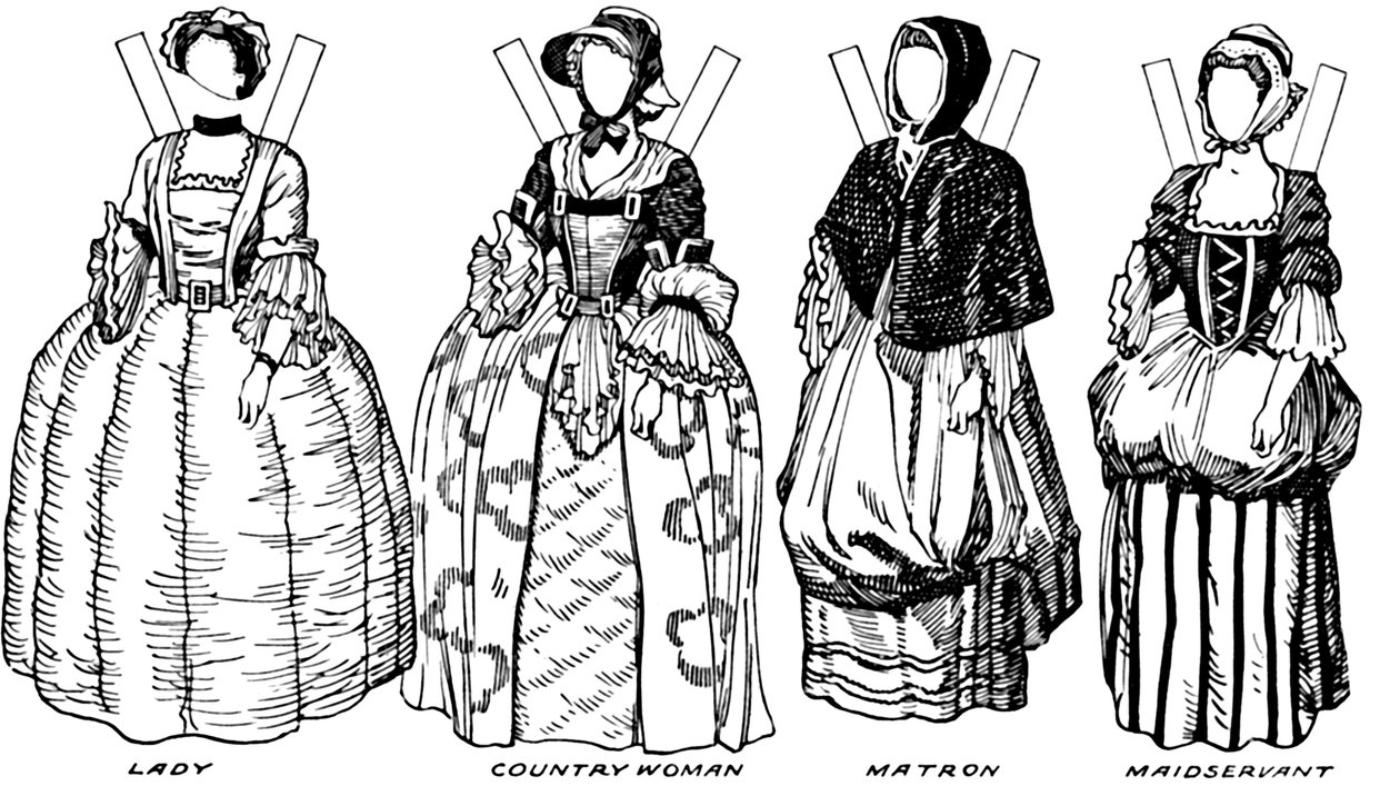 Galerie des costumes historiques : Ce que les gens portaient à l
