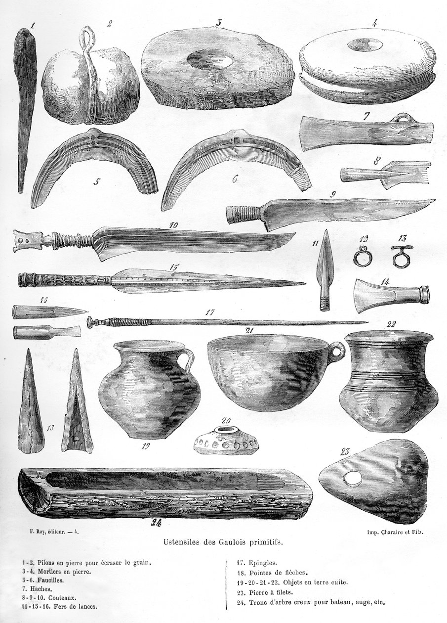 Ustensiles gaulois, 1882-1884 - Unbekannt