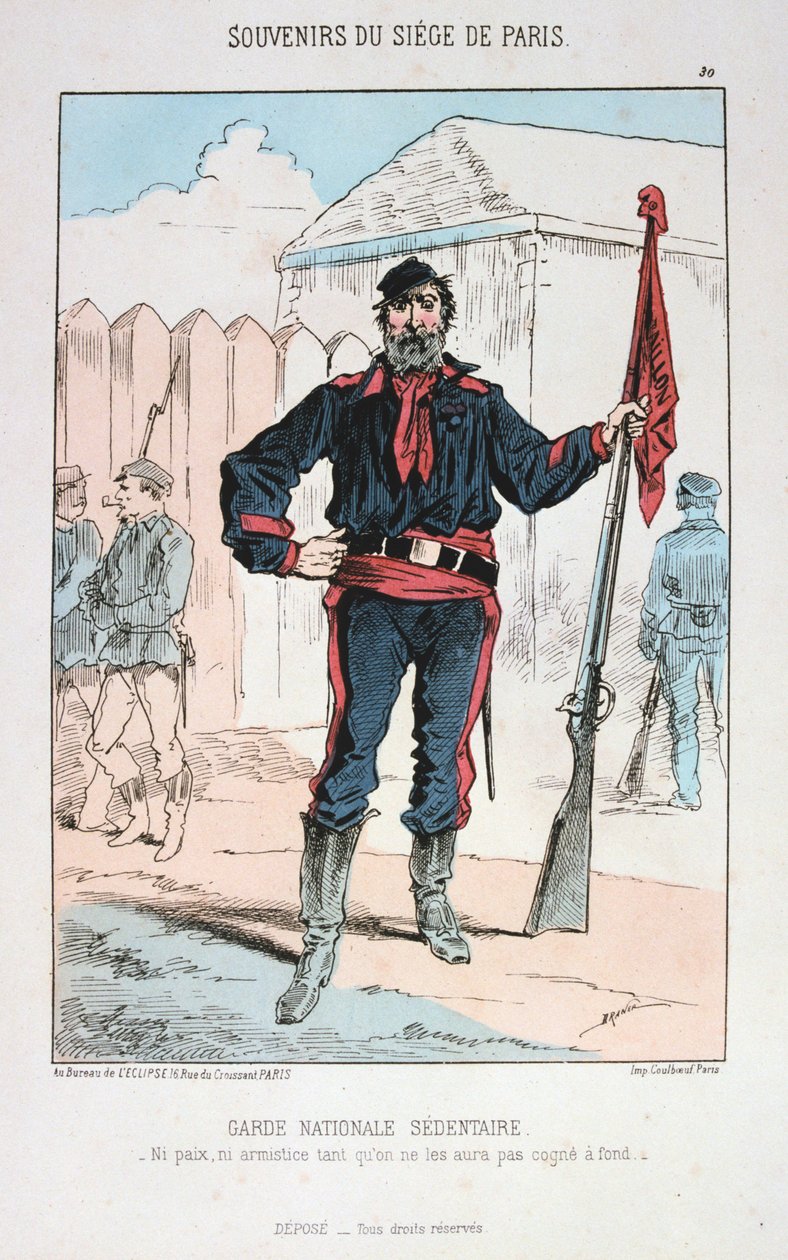 Garde nationale sédentaire, siège de Paris, 1870-1871 - Unbekannt