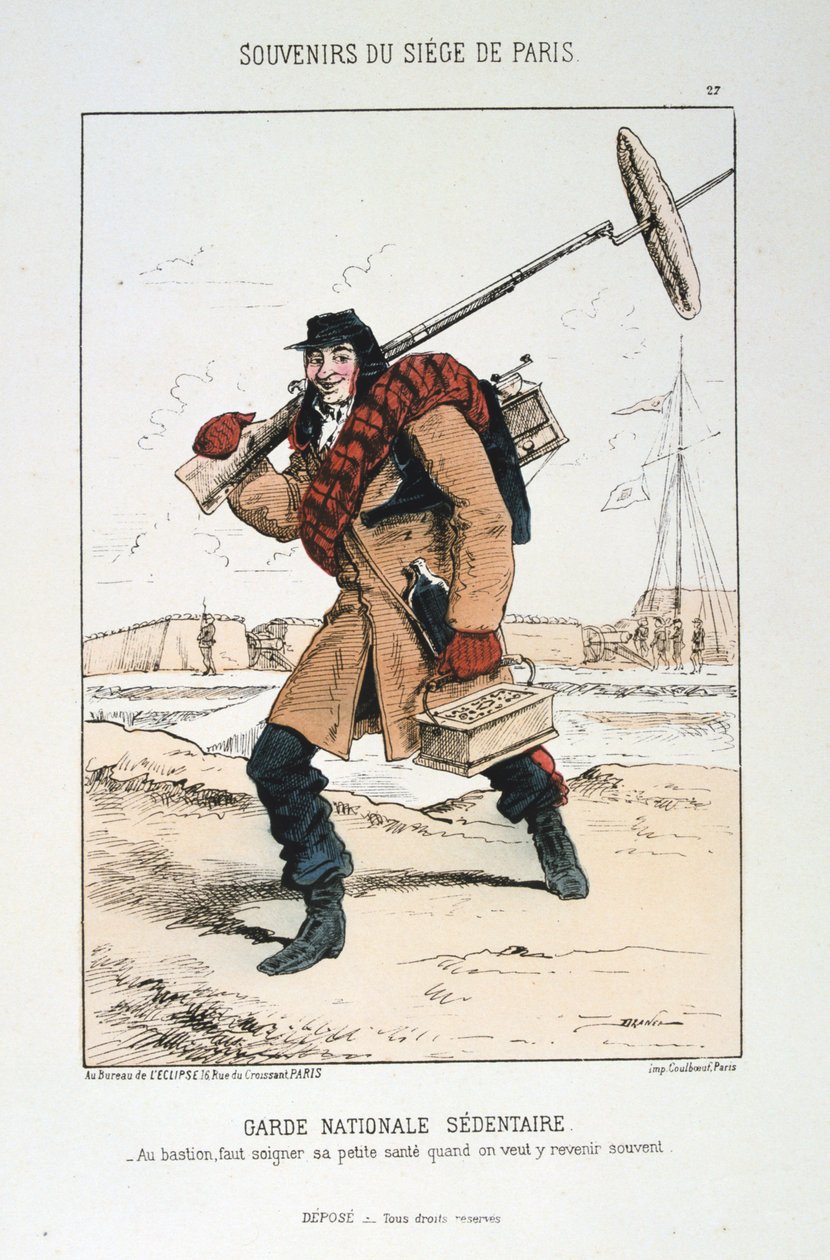 Garde Nationale Sédentaire, Siège de Paris, 1870-1871 - Unbekannt
