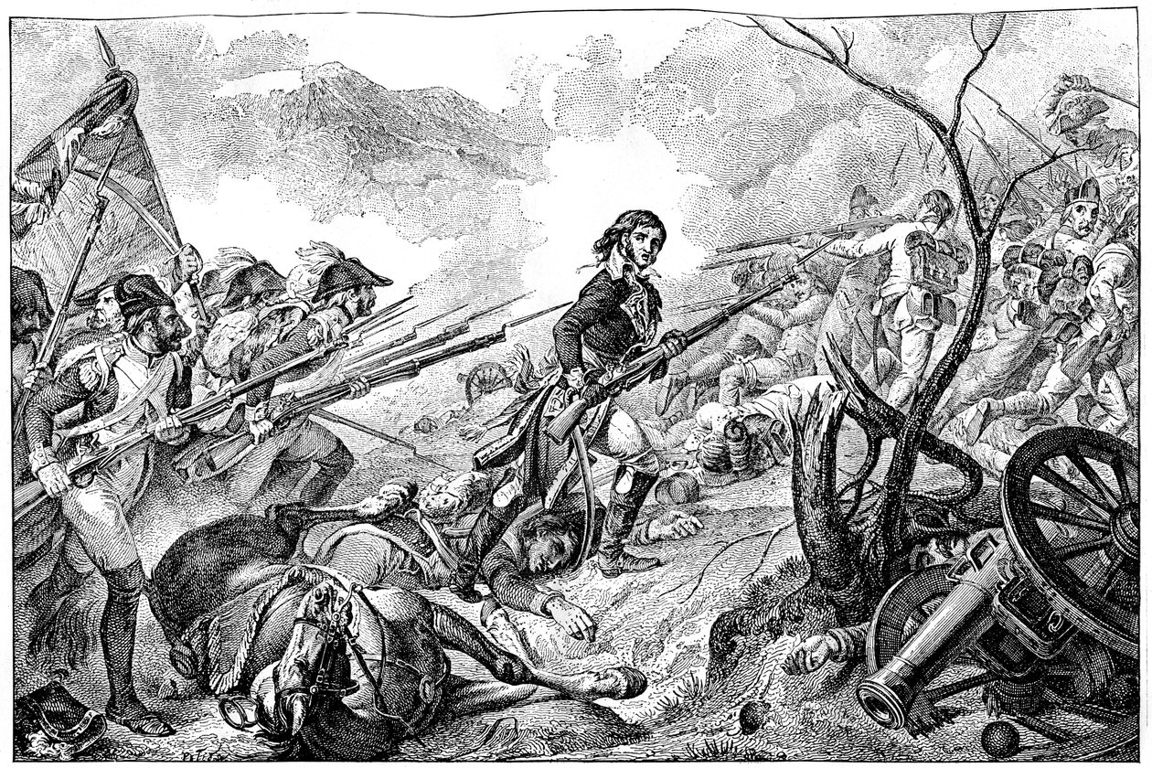 Général Joubert à la bataille de Rivoli, 14 janvier 1797 1882-1884 - Unbekannt
