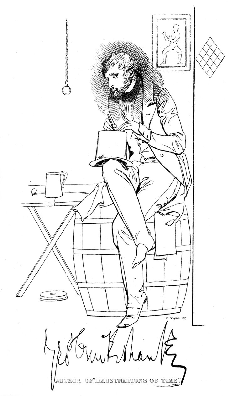 George Cruikshank 1792-1878, caricaturiste et illustrateur de livres anglais, 19e siècle - Unbekannt