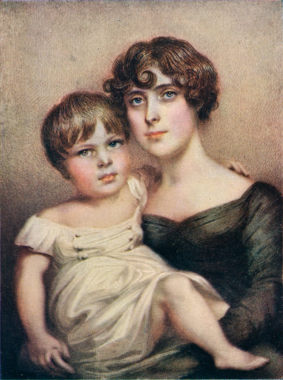 George Dacres Patterson et sa mère, Eleanor Dacres Patterson, 1815, 1911 - Unbekannt