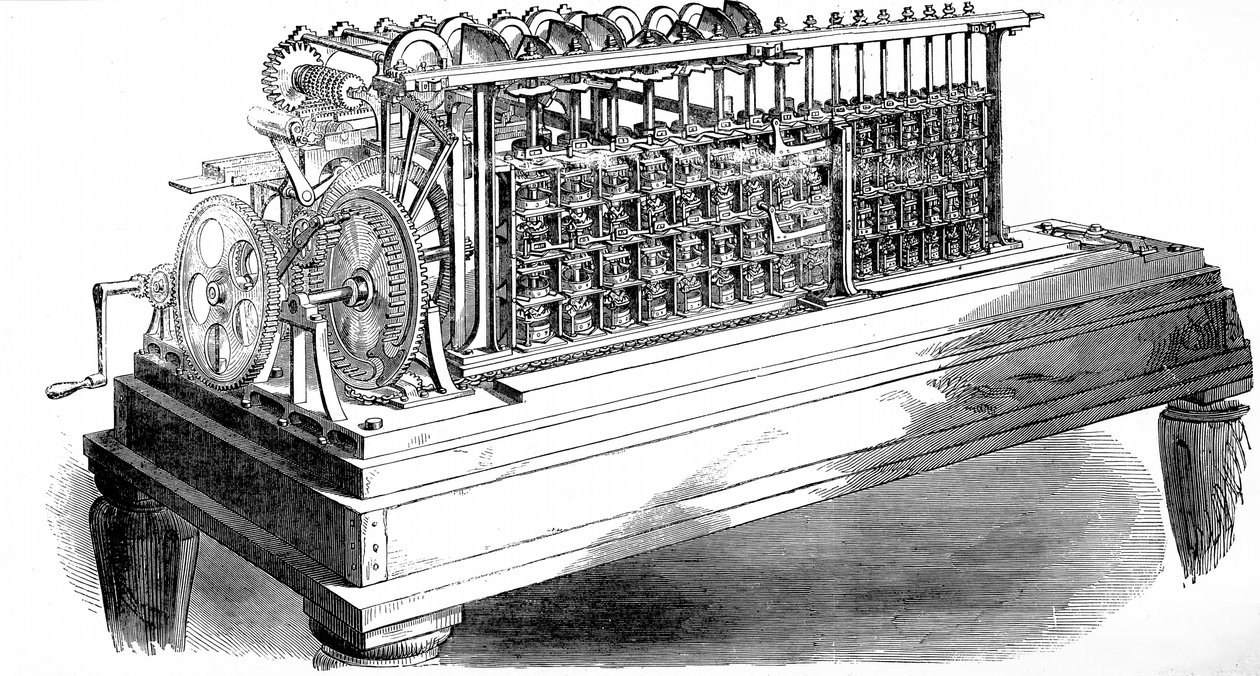 Machine à calculer de George et Edward Scheutz - Unbekannt