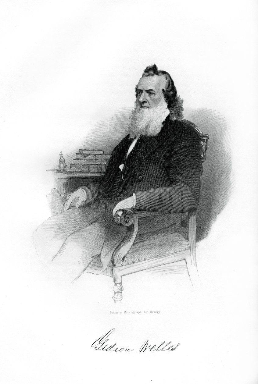 Gideon Welles, secrétaire de la Marine des États-Unis de 1861 à 1869, 1862-1867 - Unbekannt