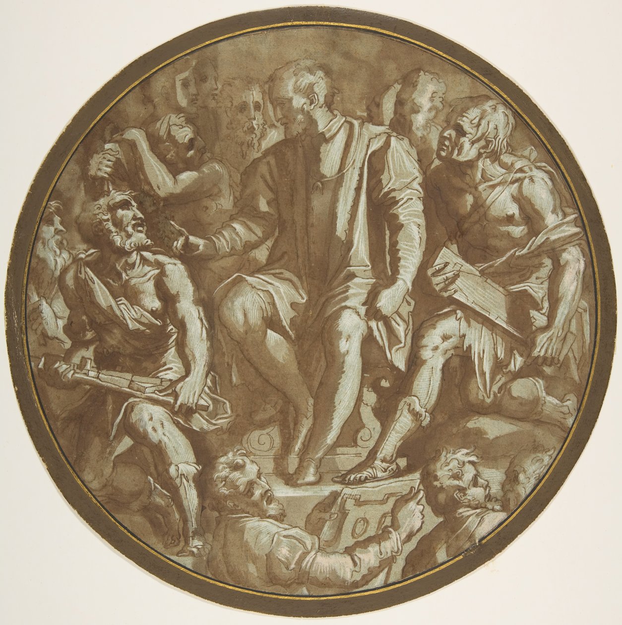 Grand-duc Cosme Ier de Toscane entouré de ses artistes - Unbekannt