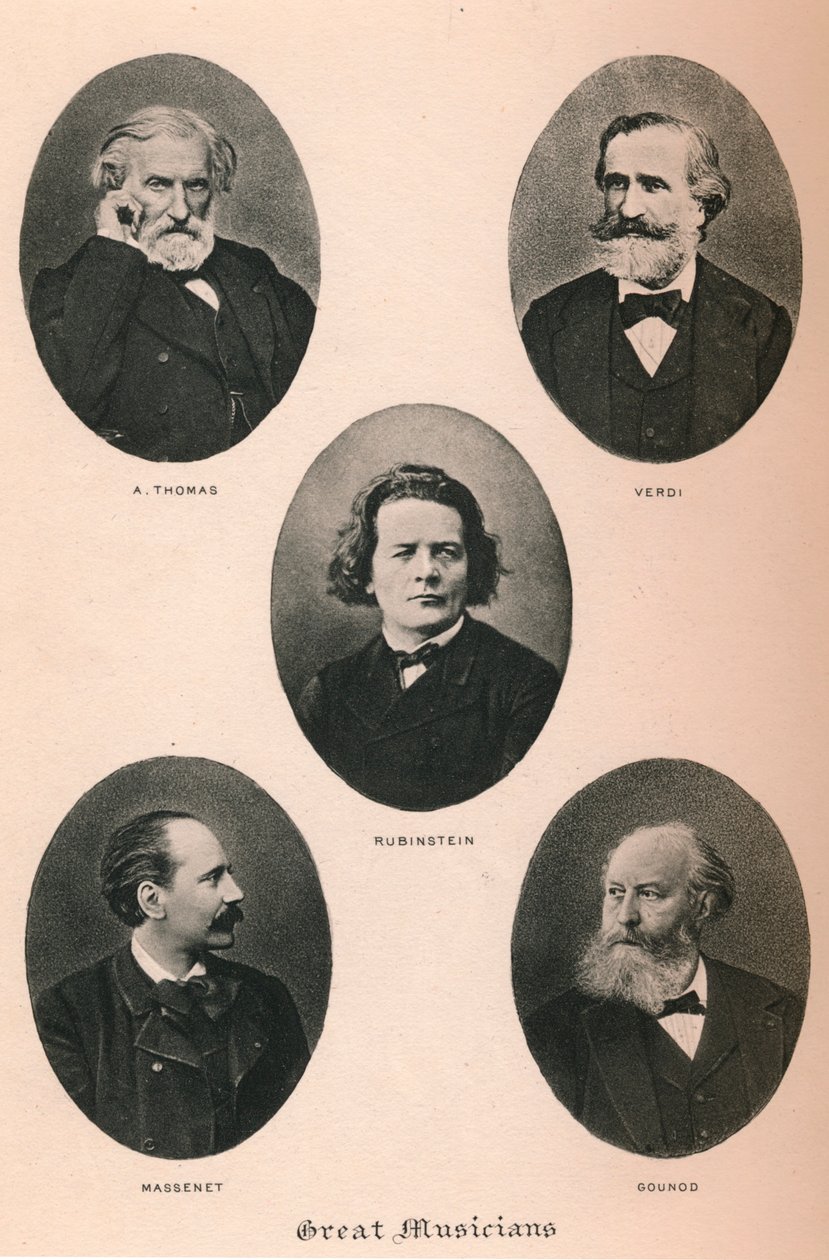 Grands musiciens - Planche I - Unbekannt