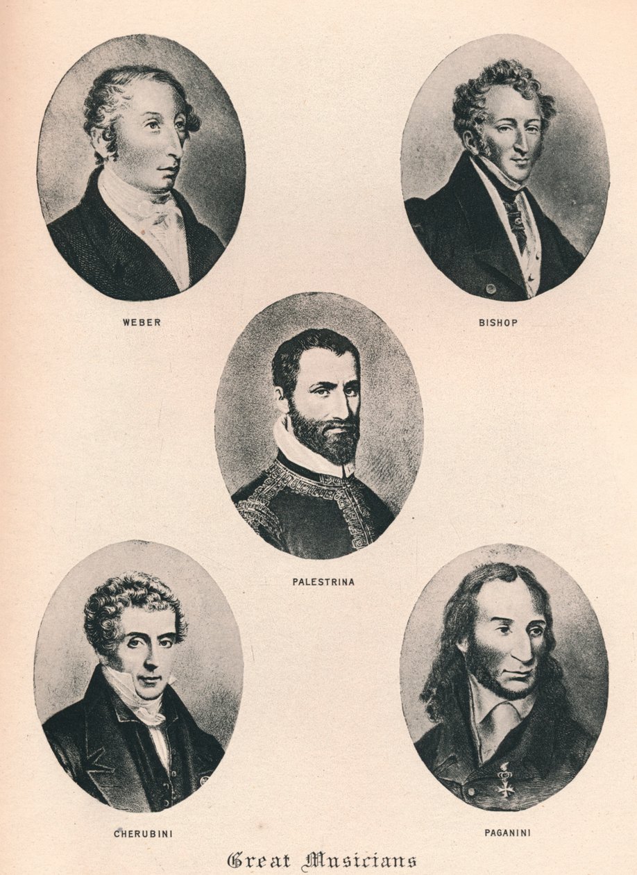 Grands musiciens - Planche XV - Unbekannt