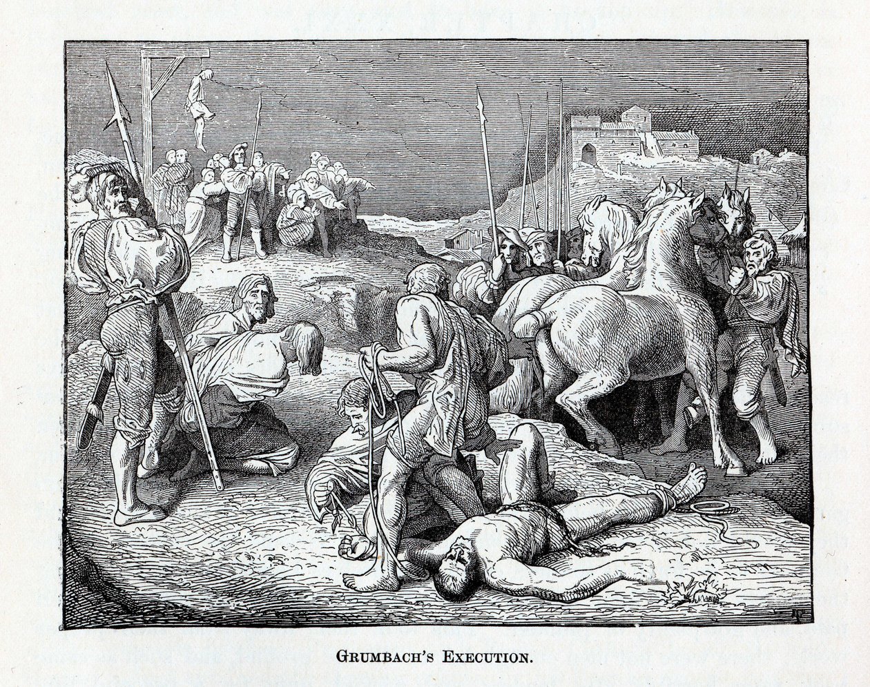 Exécution de Grumbach, 1882 - Unbekannt