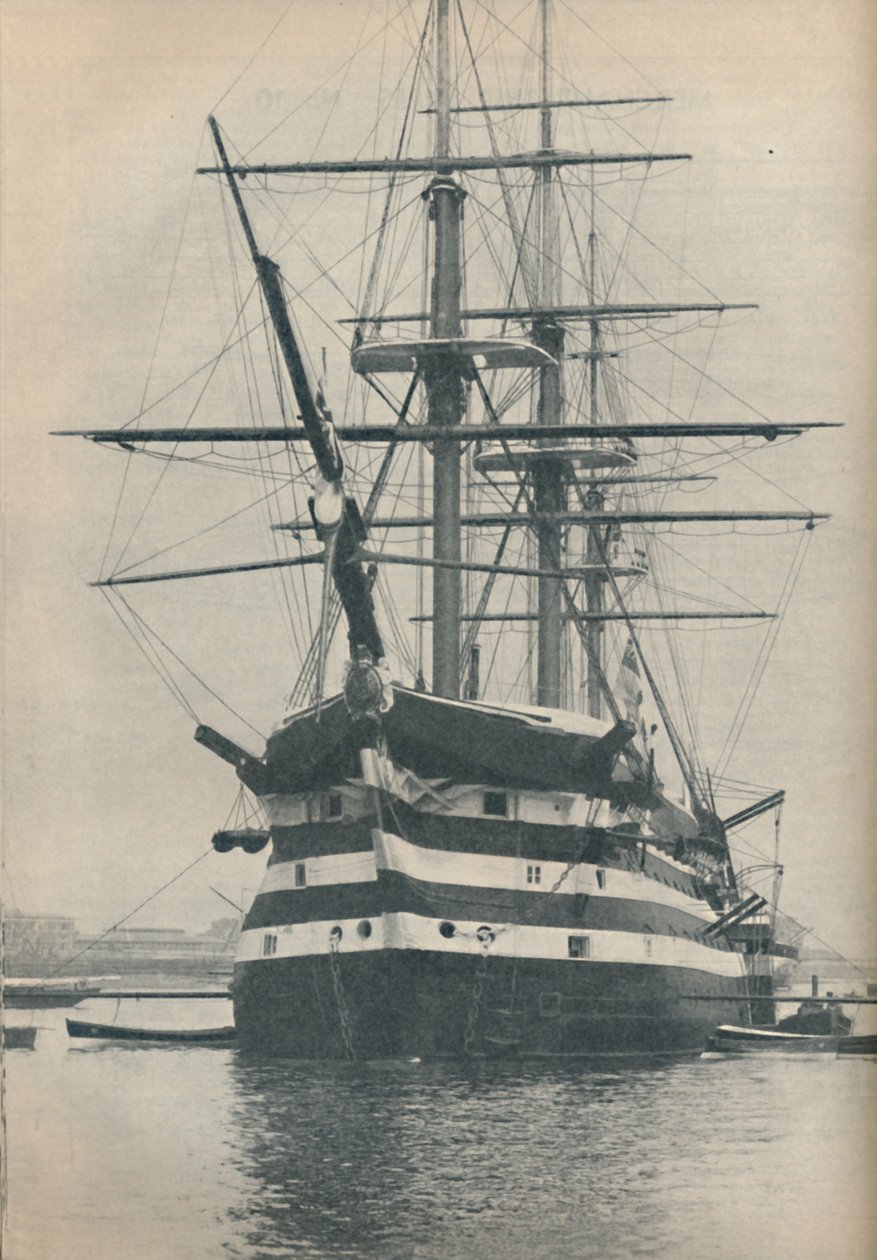 HMS Victory avant son transfert en cale sèche en 1922 - Unbekannt