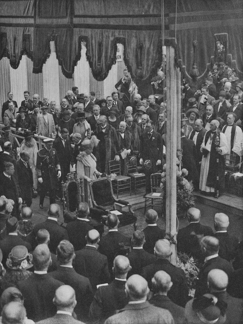 S.M. Le Roi posant la première pierre du nouveau bâtiment de Lloyds, 23 mai 1925, 1928 - Unbekannt