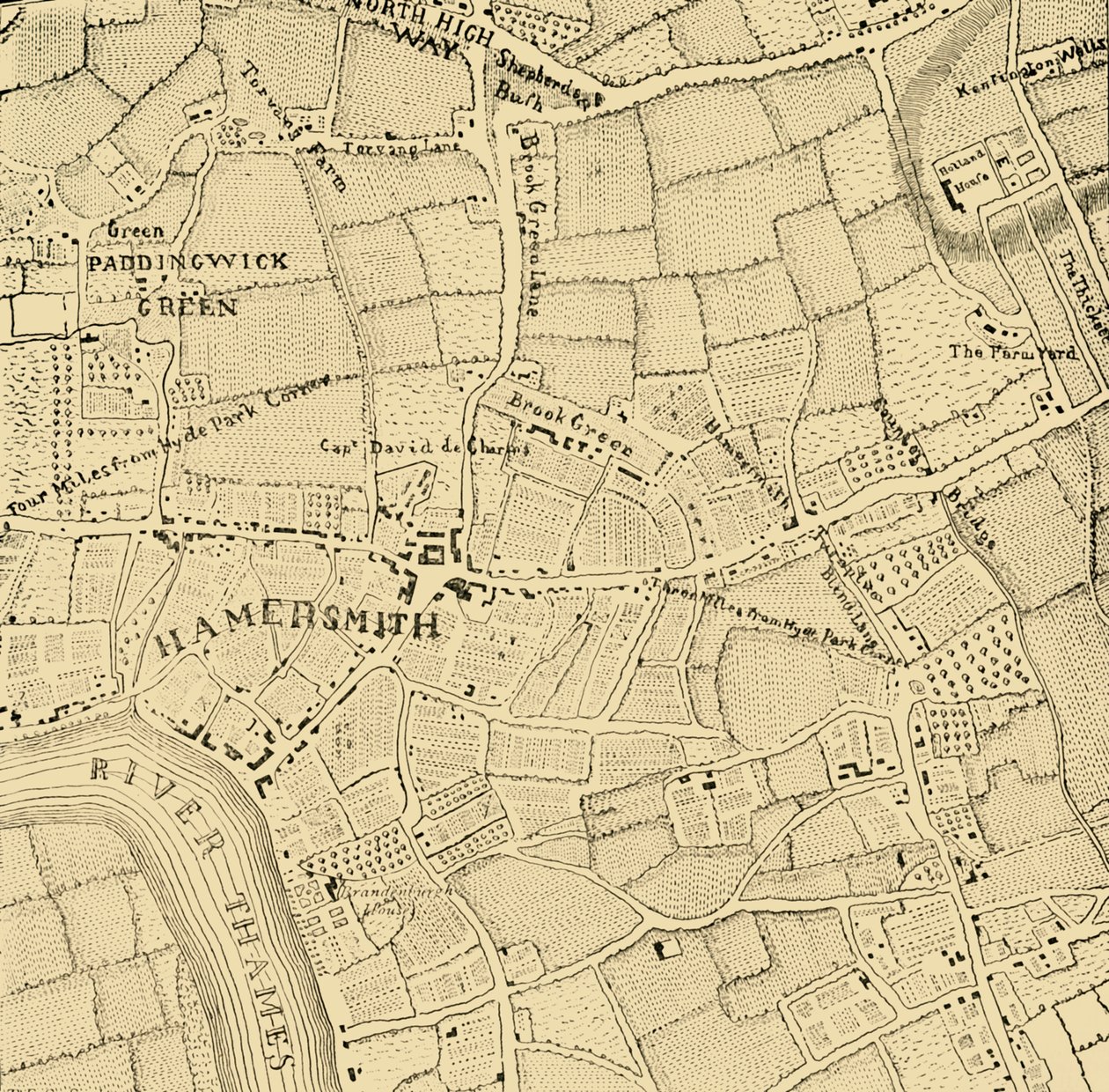 Hammersmith en 1746, vers 1878 - Unbekannt