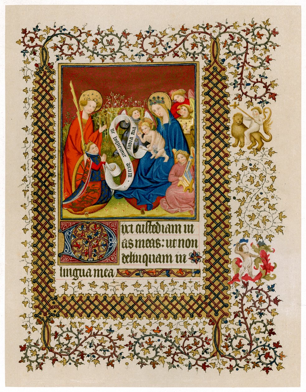 Henri VI devant la Vierge et l