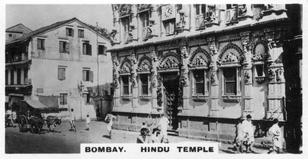 Temple hindou, Bombay, Inde, vers 1925 - Unbekannt