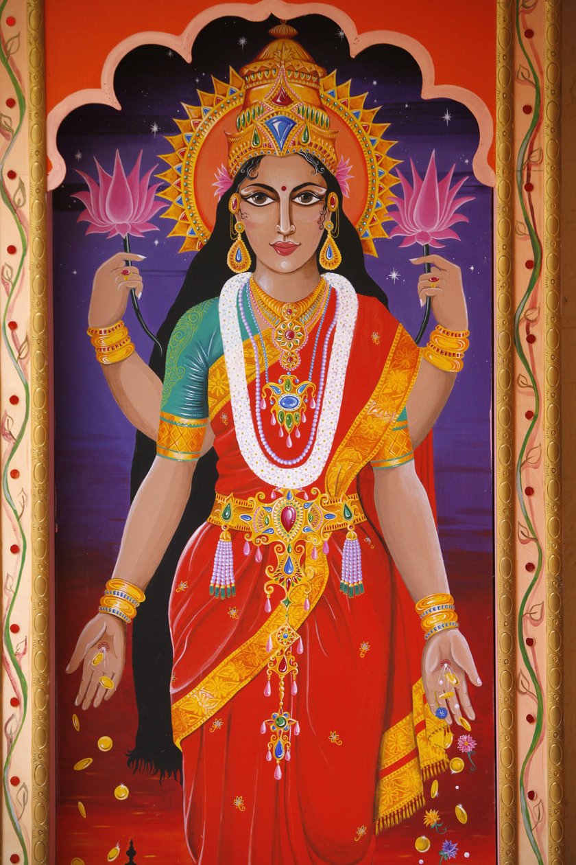 Déesse hindoue Lakshmi, Londres, Grande-Bretagne - Unbekannt