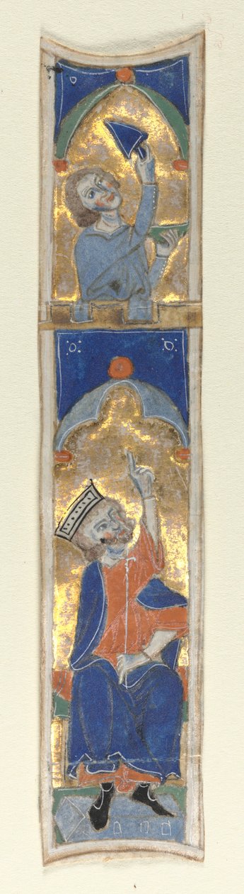 Initiale historiée I excisée d