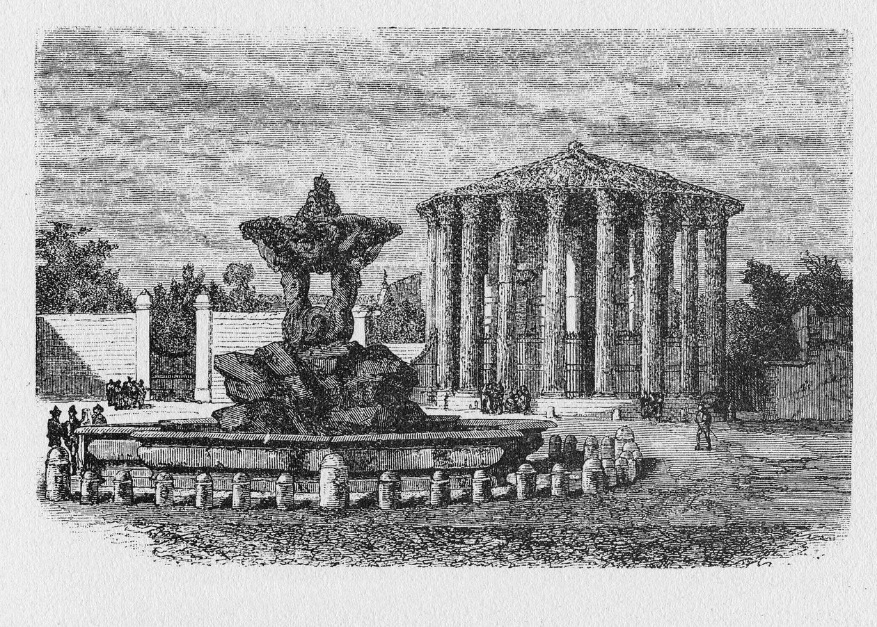 Histoire de la Rome antique. Forum Boarium Le Forum Boarium était le forum venalium du bétail de la Rome antique - Unbekannt
