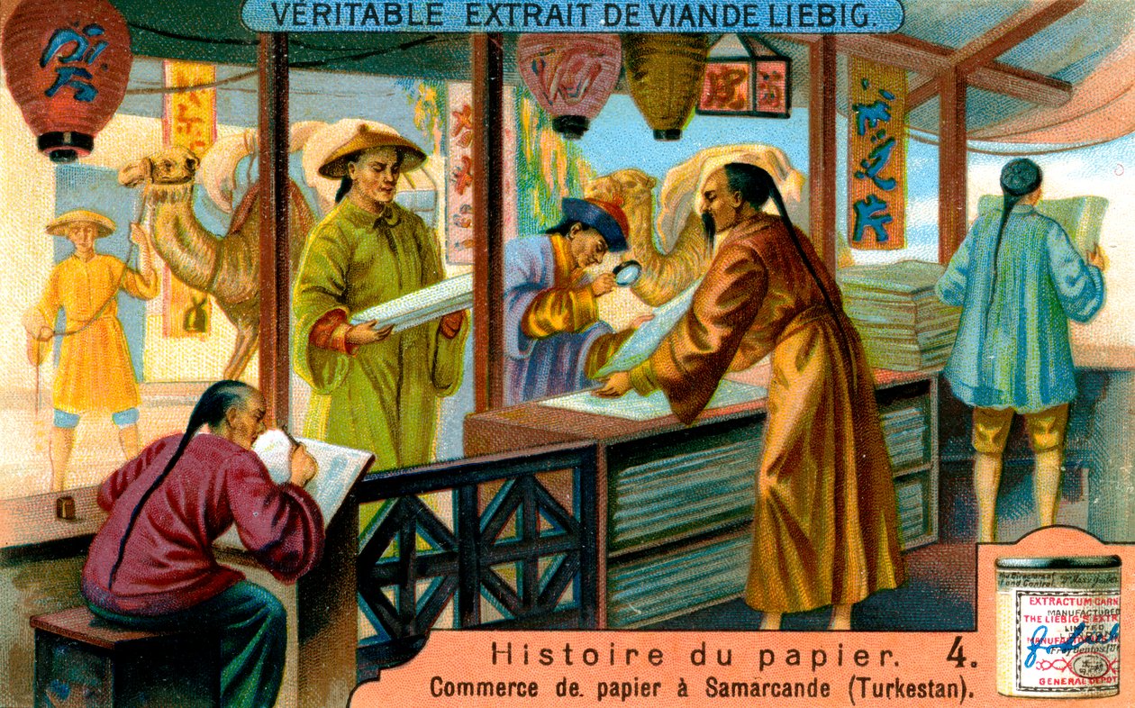 Histoire du papier : 4, vers 1900 - Unbekannt