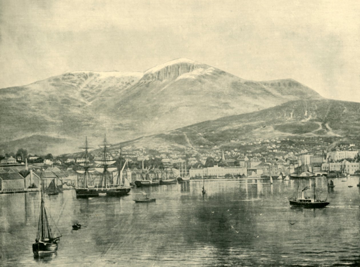 Hobart, depuis la baie, 1901 - Unbekannt