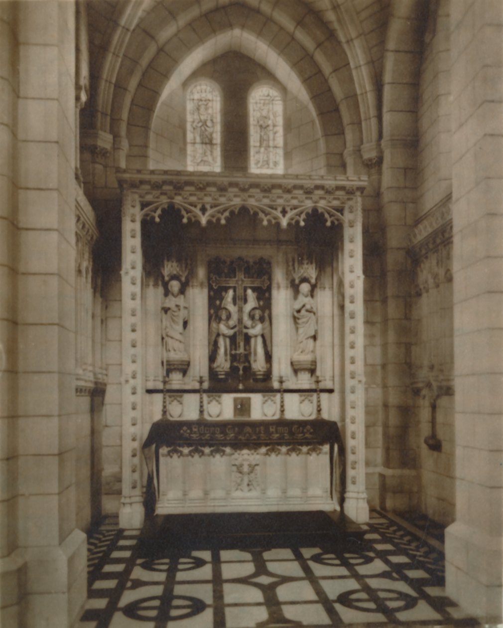 Chapelle de la Sainte-Croix, Abbaye de Buckfast, fin 19ème-début 20ème siècle - Unbekannt