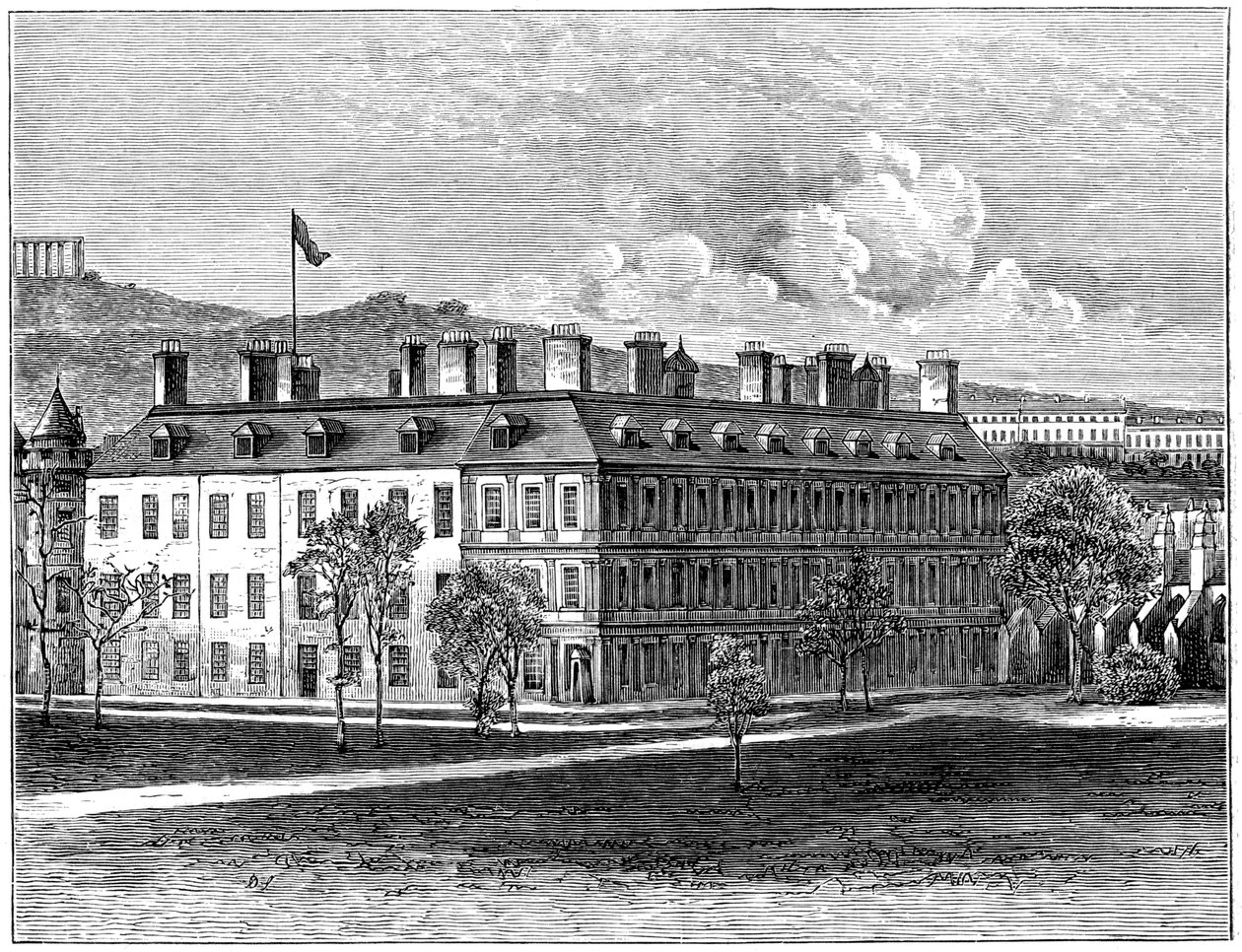 Palais de Holyrood vu du sud-est, Édimbourg, 1900 - Unbekannt