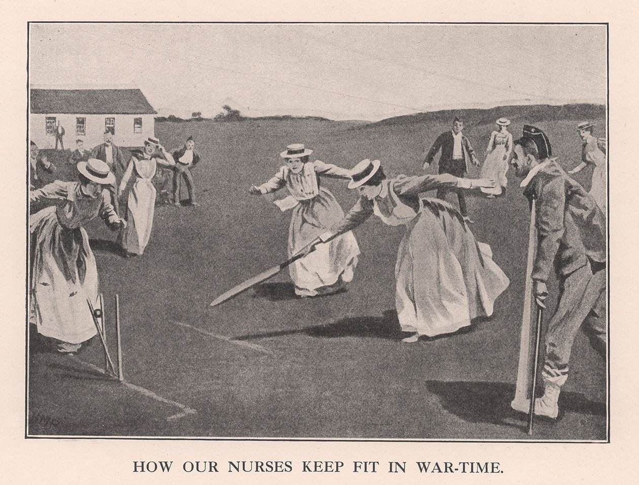Comment nos infirmières restent en forme en temps de guerre, 1901-1912 - Unbekannt