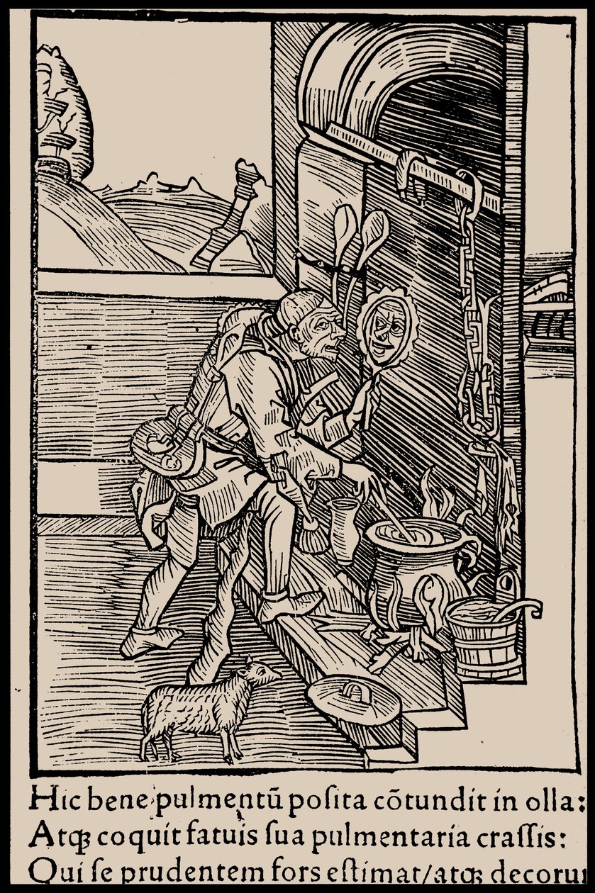 Illustration du livre La Nef des fous de Sebastian Brant, 1497 - Unbekannt