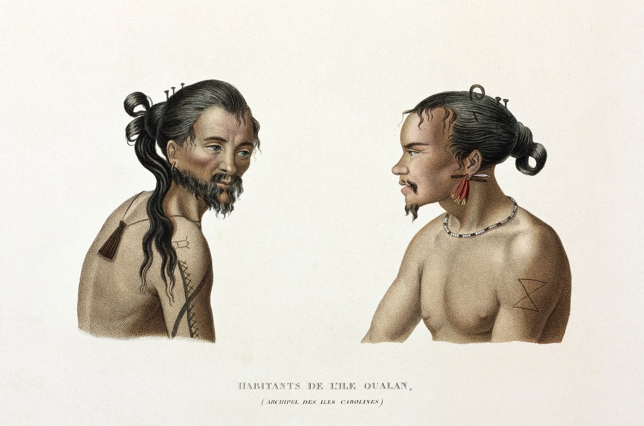 Habitants des îles Carolines - Unbekannt
