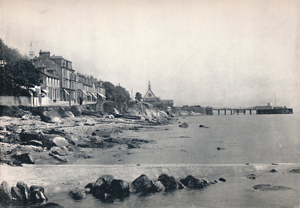 Innellan - Montrant la plage rocheuse et le quai à vapeur, 1895 - Unbekannt