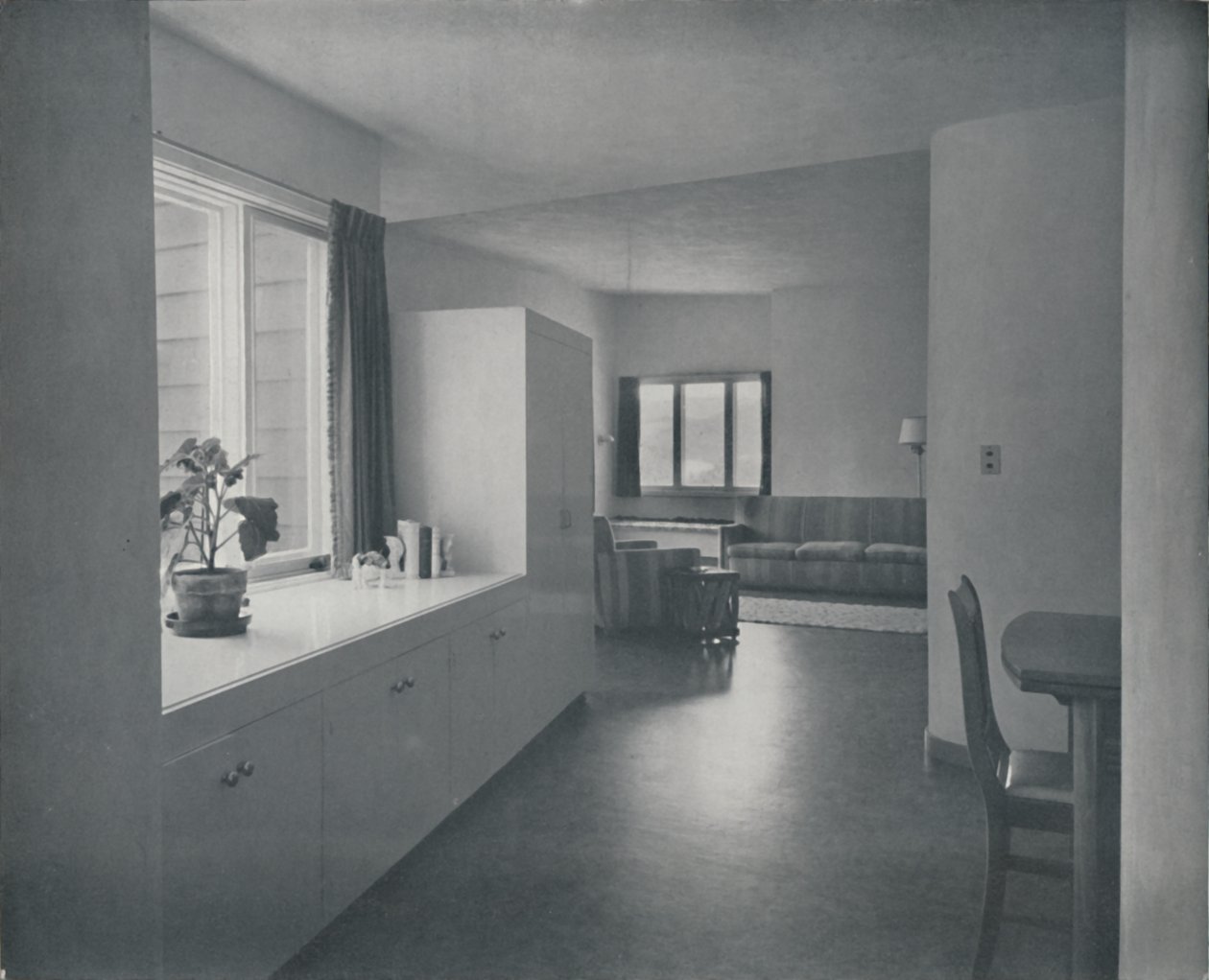 Intérieur - Maison à Fairfax, Californie par Francis Ellsworth Lloyd, 1942 - Unbekannt