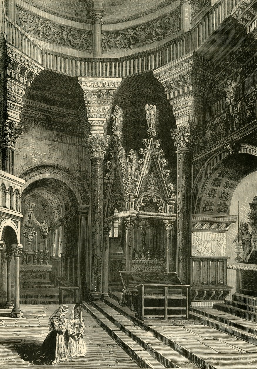 Intérieur de la cathédrale de Spalatro, anciennement temple du palais de Dioclétien - Unbekannt
